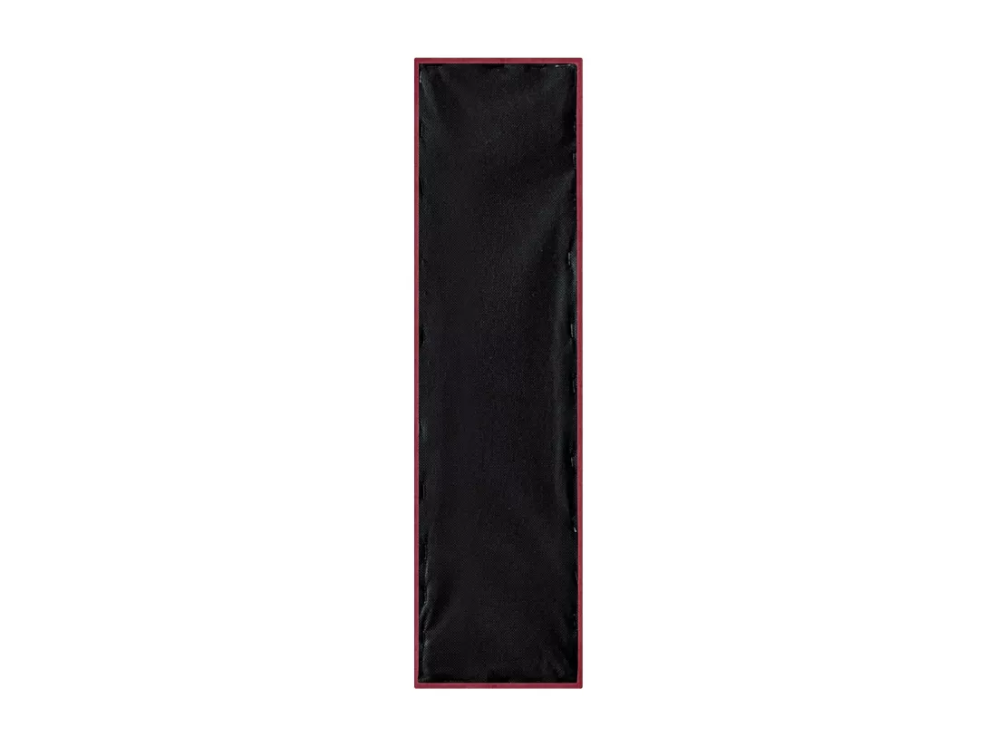 DHOME Lot de 6 Panneaux Rembourrés en Tissu Aqualine Autocollants pour Mur Acoustiques Absorbants Protection contre les Chocs (Rouge, 60x20cm, x6)
