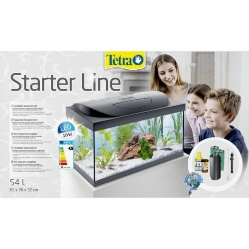 Aquário ETRA LED Starter Line, Preto