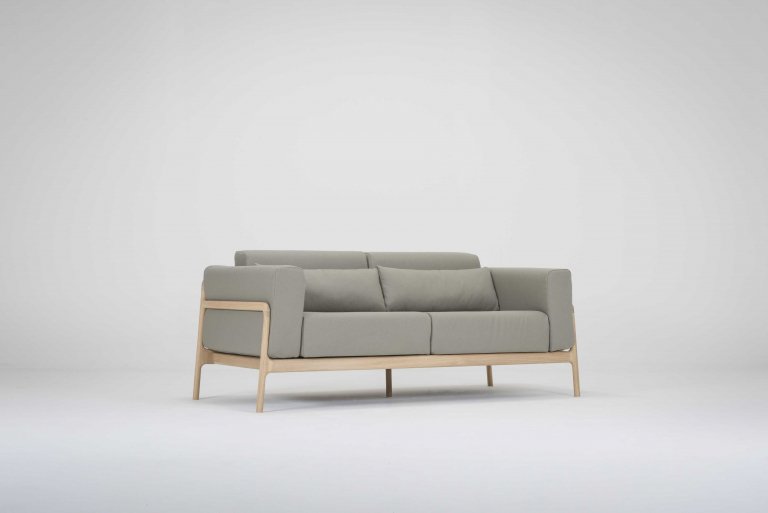 Gazzda Fawn sofa 2-zits whitewash Dakar Leather Whisky