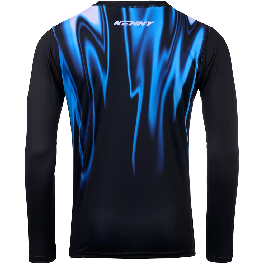 Kenny - Maillot enfant Track Raw Kid Noir / Bleu / Blanc