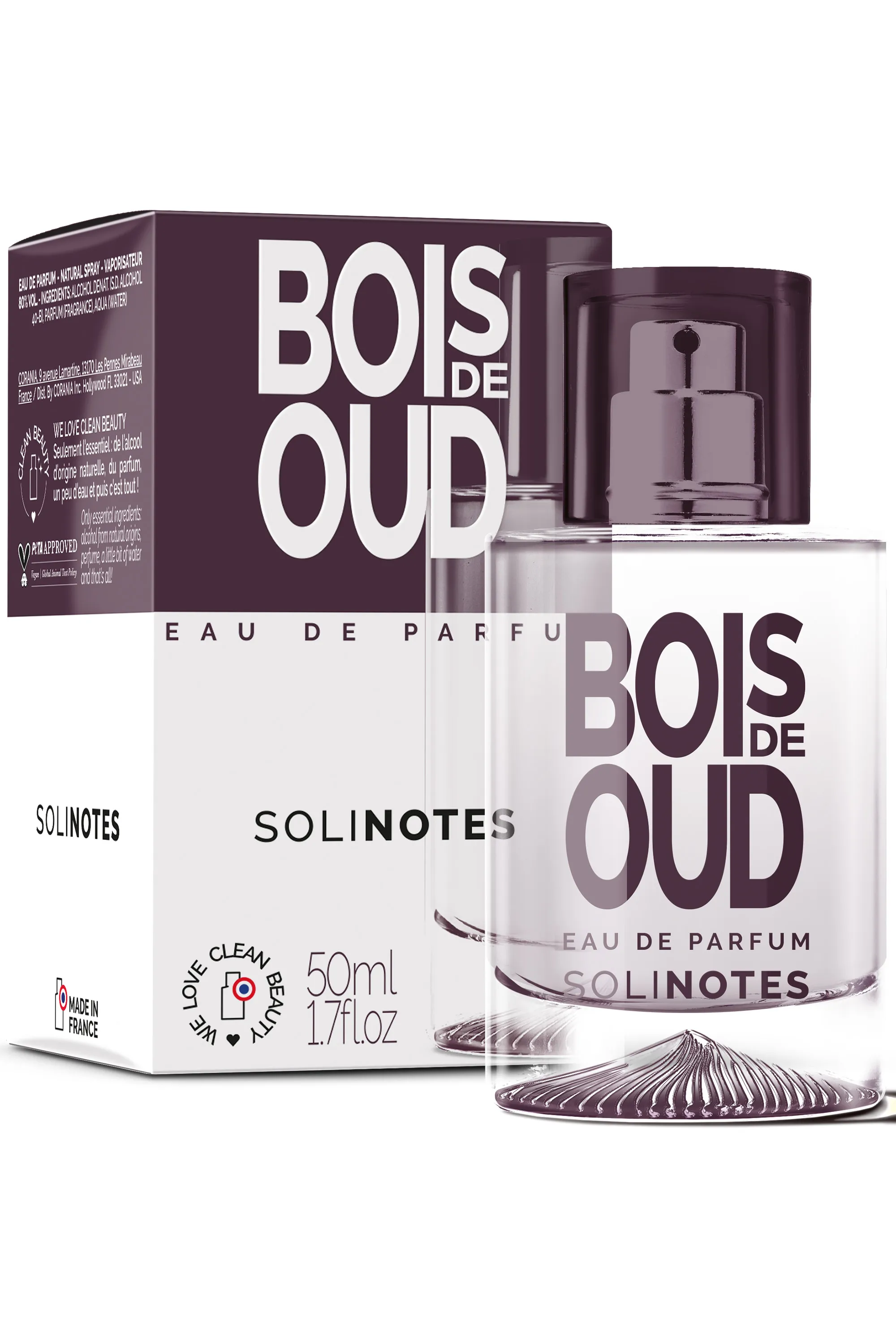 Solinotes Eau de parfum Bois de oud-50 ml