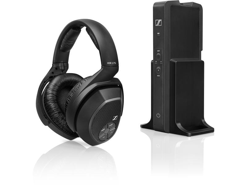 Sennheiser TV-Kopfhörer RS 175-U Schwarz Digitales kabelloses Kopfhörersystem