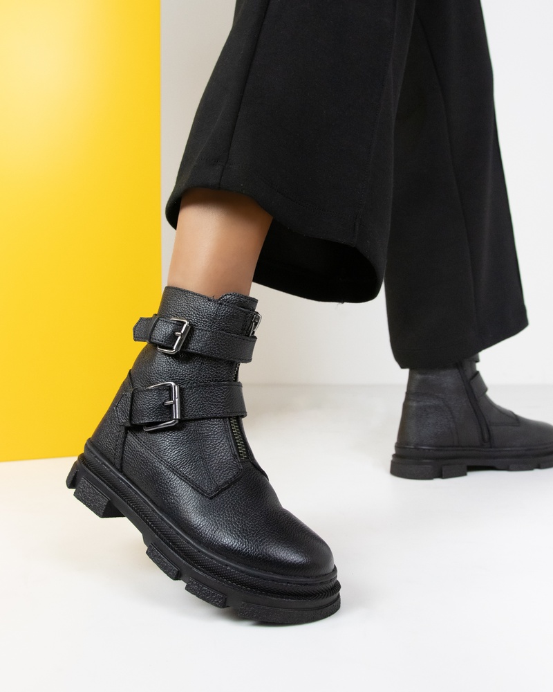Nelson Kids Bikerboots  - zwart