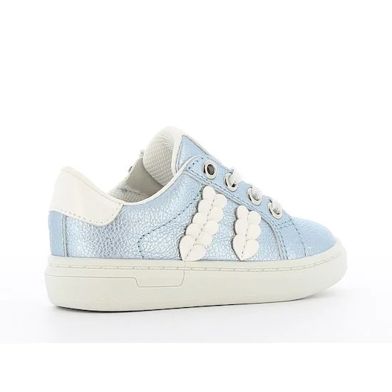 Baskets basses cœurs brillants   Bleu        de               P'tit Bisou premiers pas