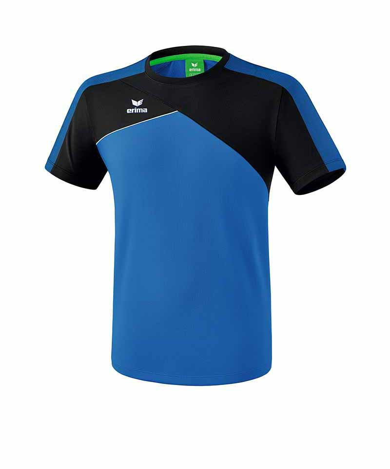 Erima Premium One 2.0 T-Shirt Blau Schwarz
