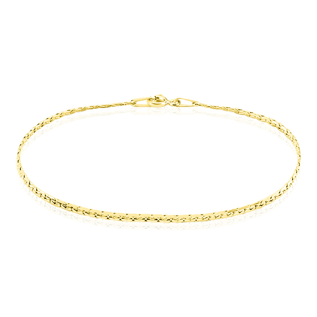 Bracelet Ivy Maille Haricot Or Jaune