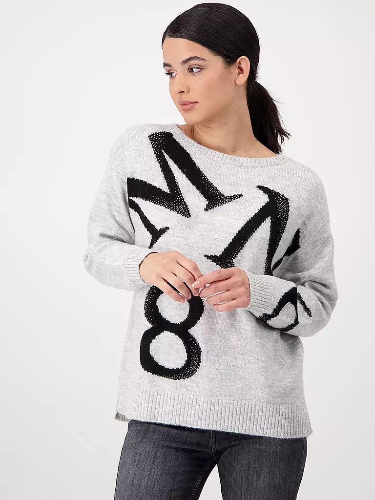 MONARI Pullover hellgrau