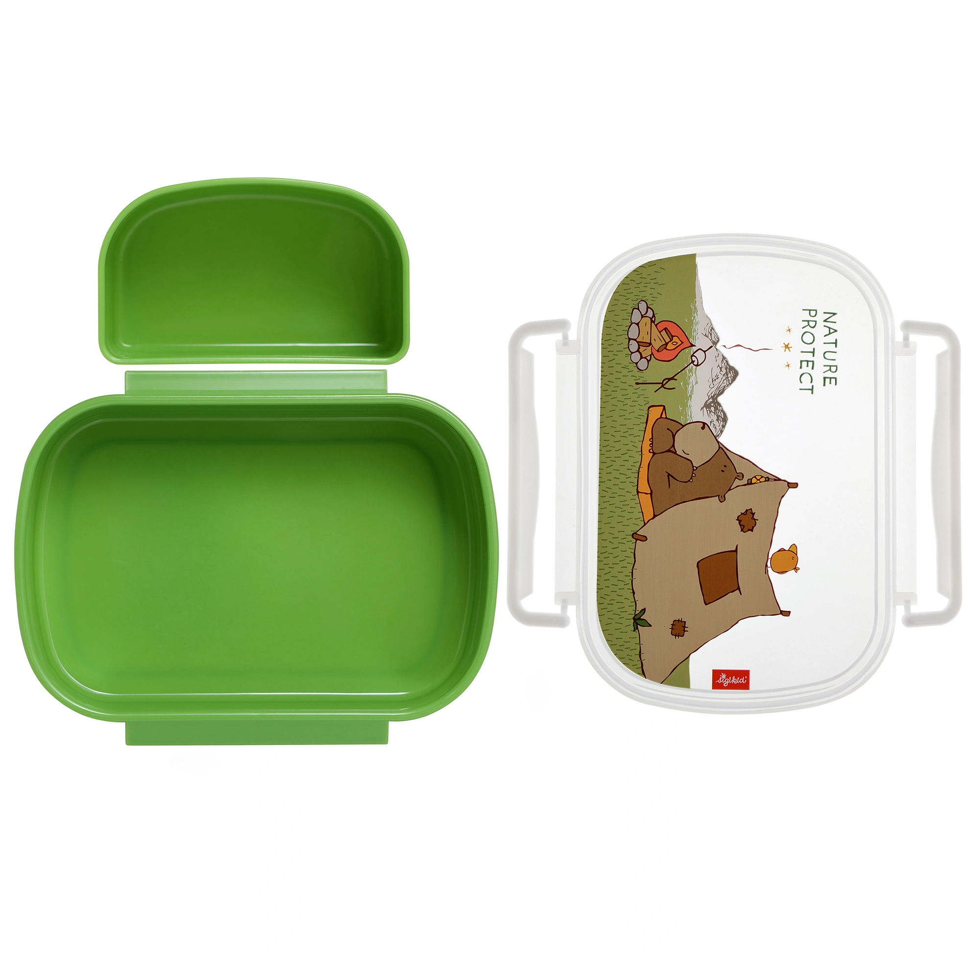 Brotdose FOREST GRIZZLY in grün
