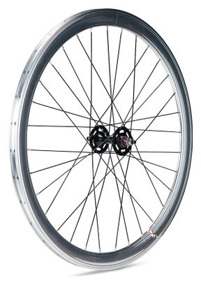 Roue Avant Gurpil Piste G42 Argent/Noir