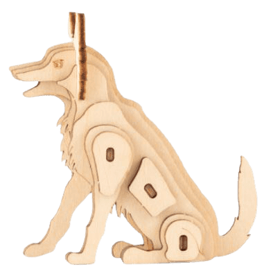DOG 3D WOODEN PUZZLE