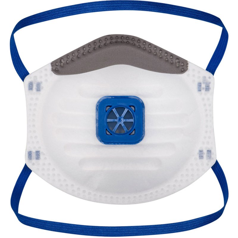 Portwest P201 Masque FFP2 avec valve, blanc - Lot de 10