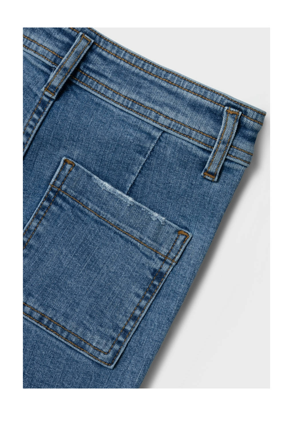NAME IT high waist wide leg jeans NKFSALLI X medium blue denim