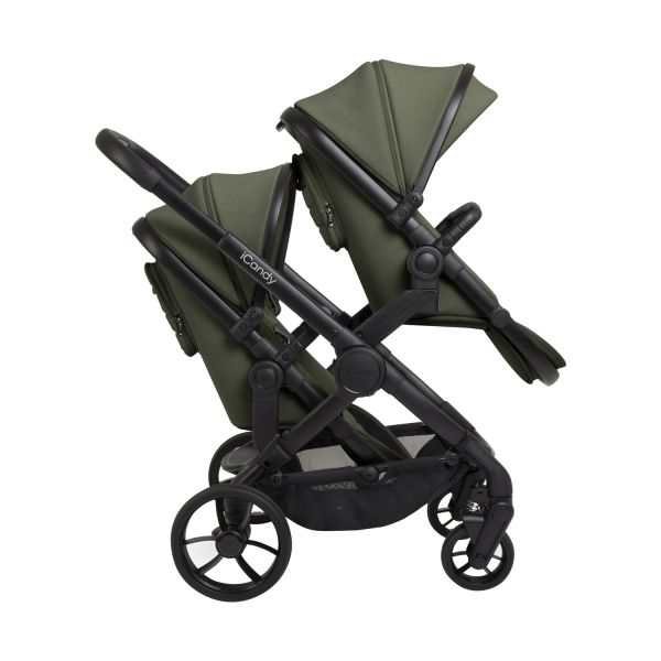 ICandy Peach 7 Twin Kinderwagen - Essentiel Bundel - Cookie
