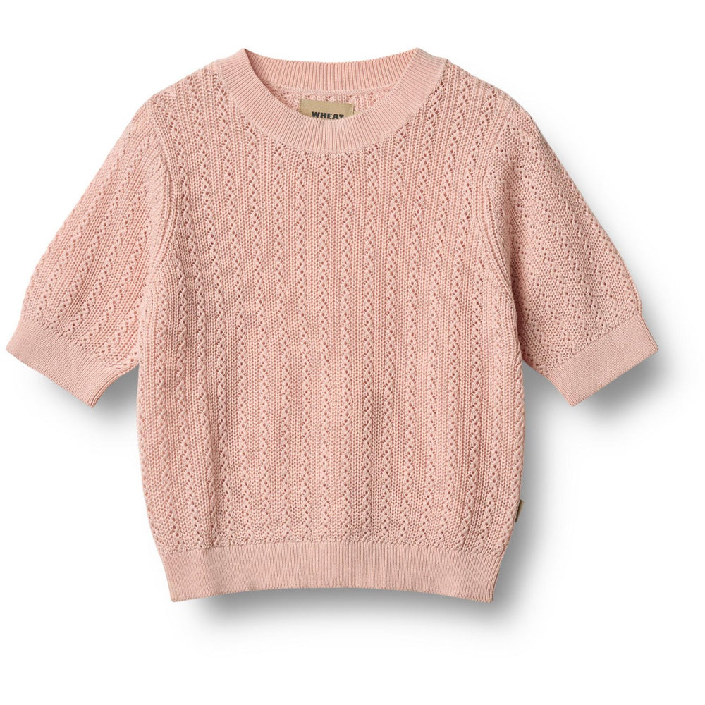 Køb Wheat Powder Strik T-shirt S/S Alva