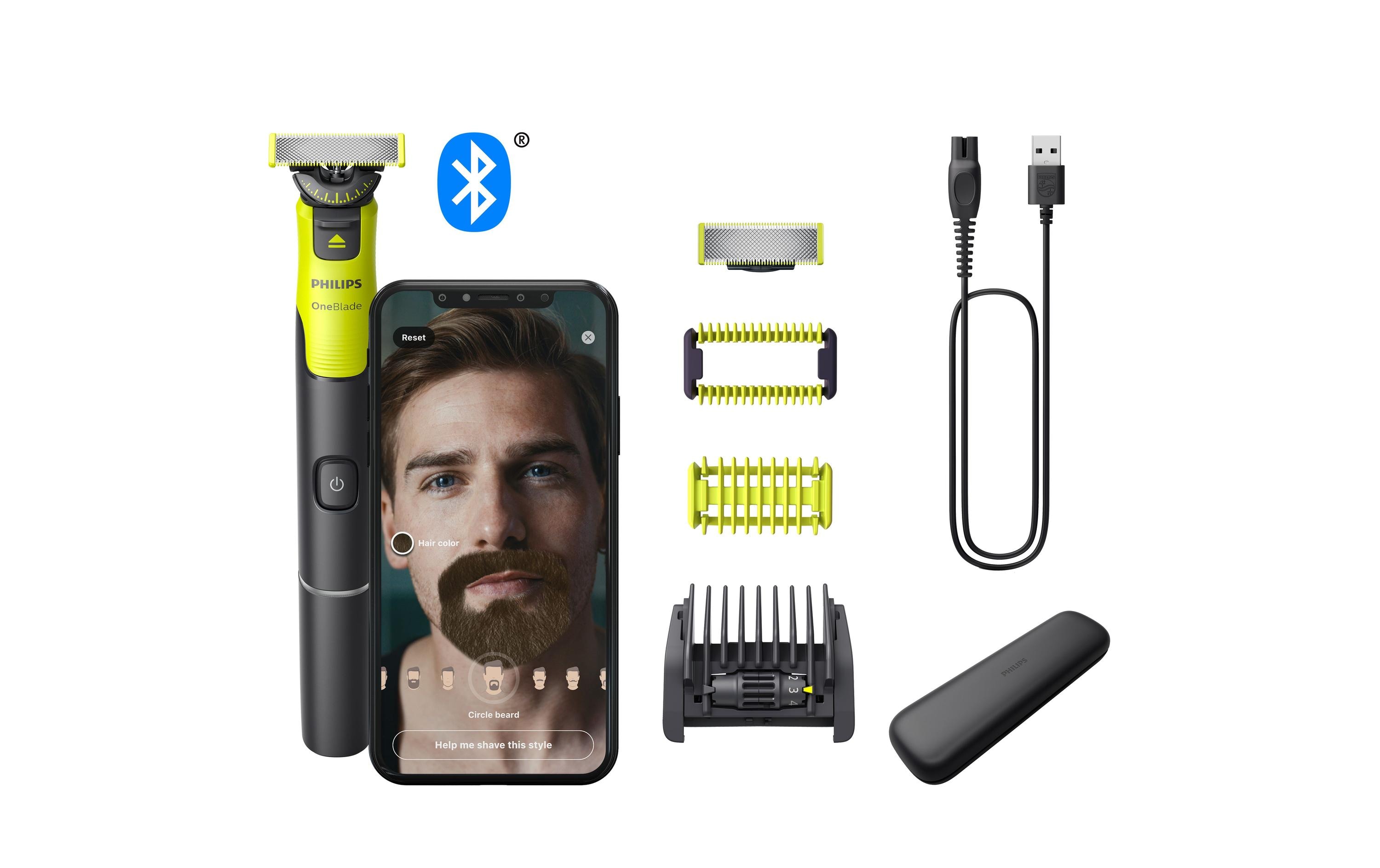 Multirasierer Face + Body QP4631/65OneBlade 360 Trimmer, Rasierer und Styler in einem Gerät