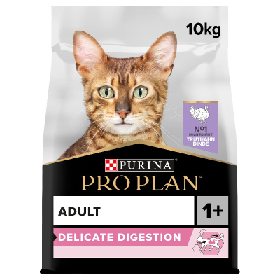 Pro Plan Katzenfutter Adult Delicate Digestion Truthahn & Reis 10kg
