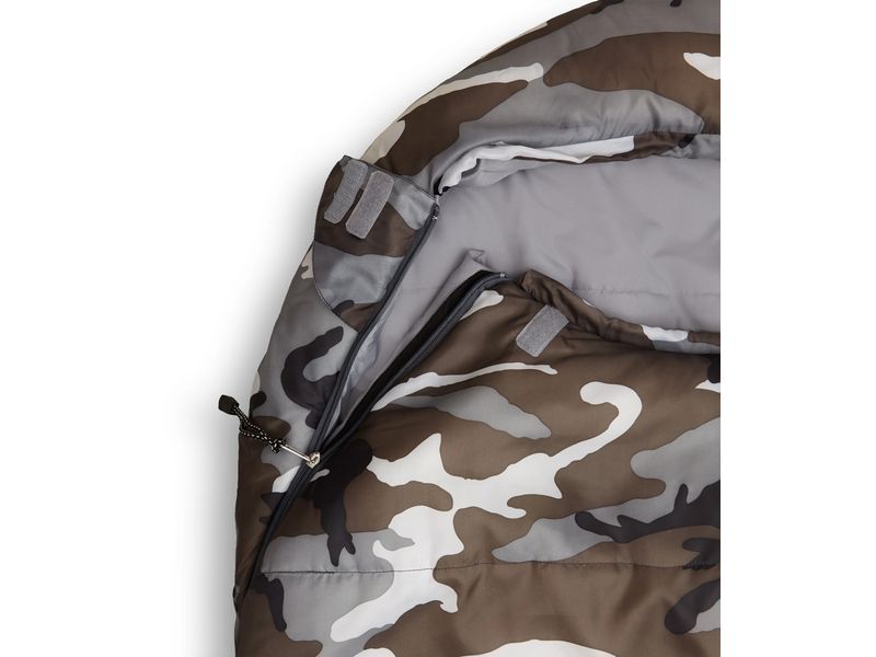 Where tomorrow Mumienschlafsack Polyester, Camouflage Grau Schlafsack für eine Person