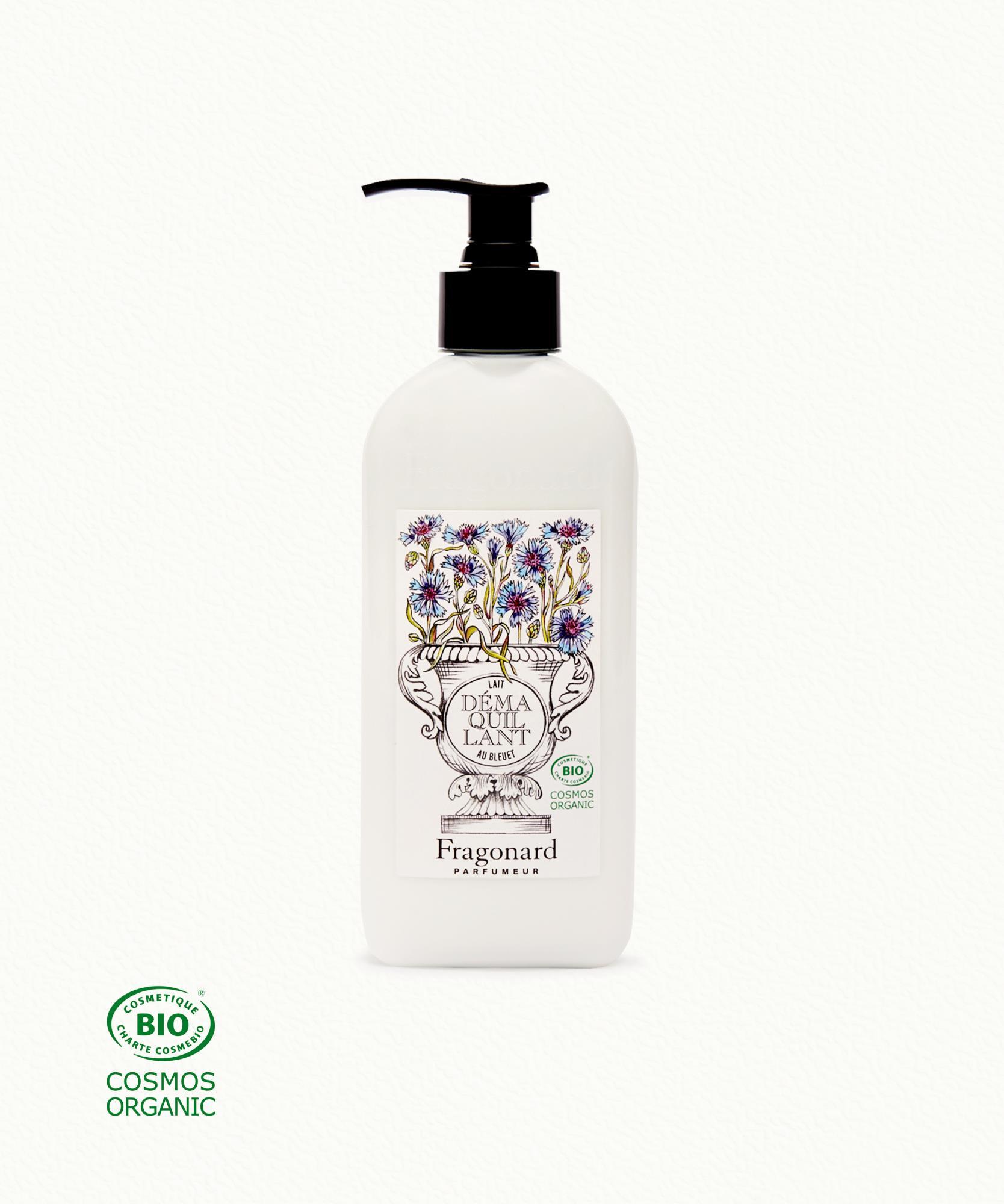 Lait Démaquillant certifié BIO  Bleuet - Flacon pompe 250 ml