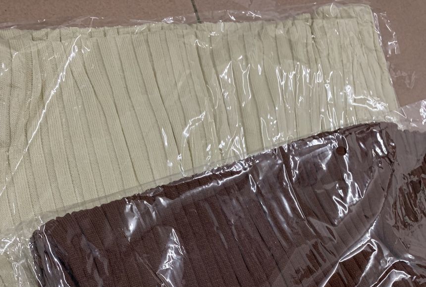 Bikkerd - Spaghettibandjes geribbelde midi-schedejurk