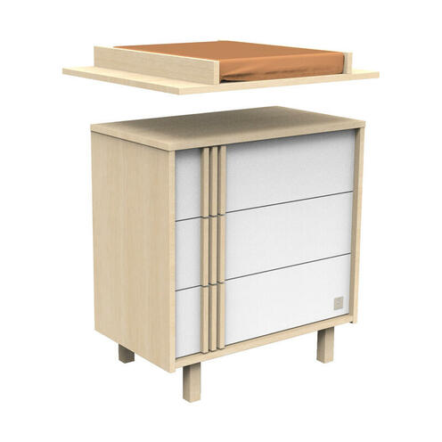 Commode à Langer 3 Tiroirs NATURE - SAUTHON