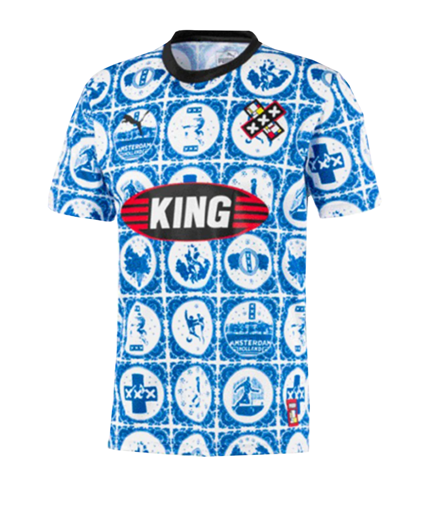 PUMA City Influence Amsterdam T-Shirt Blau F02