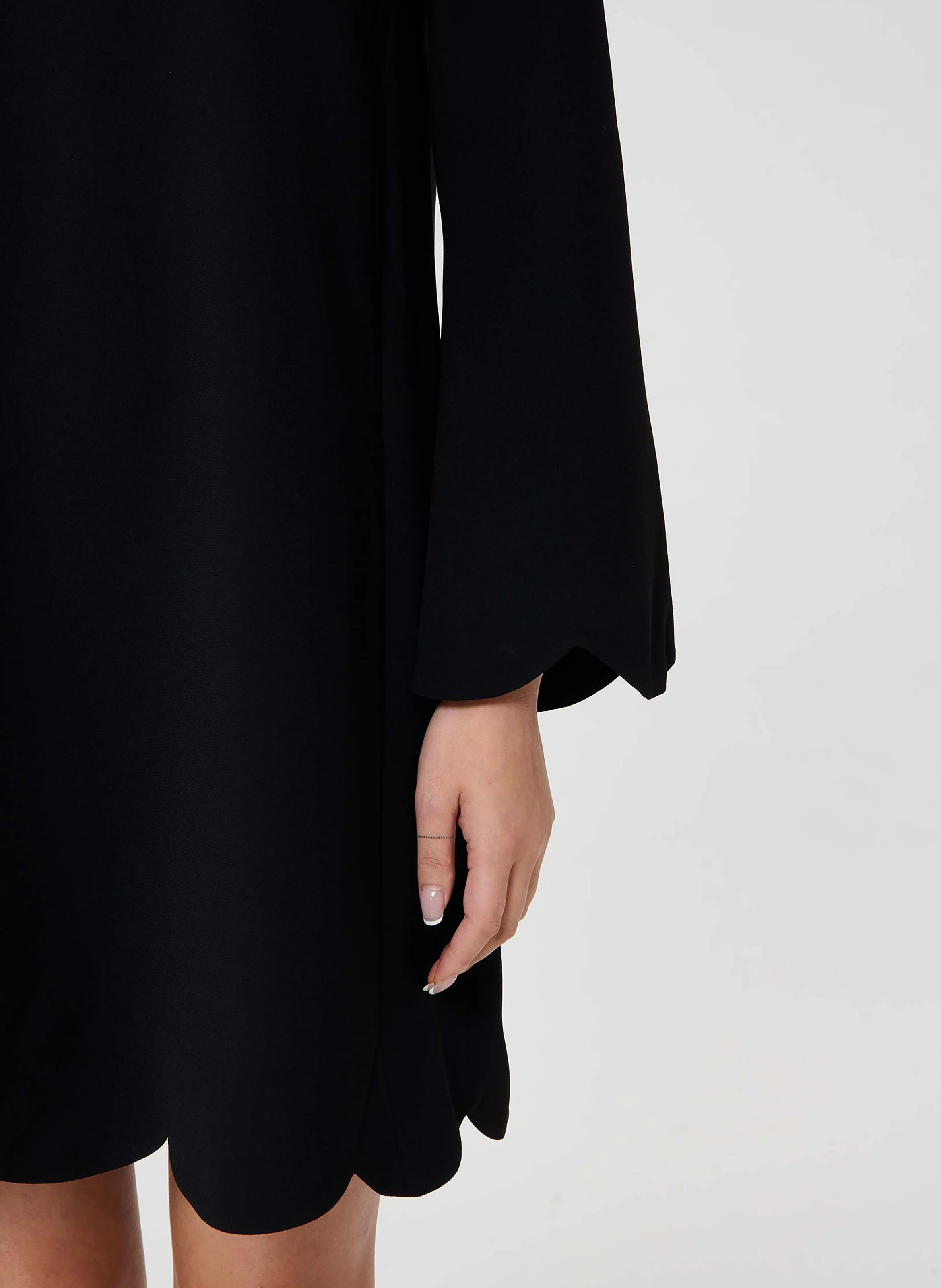 RUODA - Robe courte trapèze| Noir