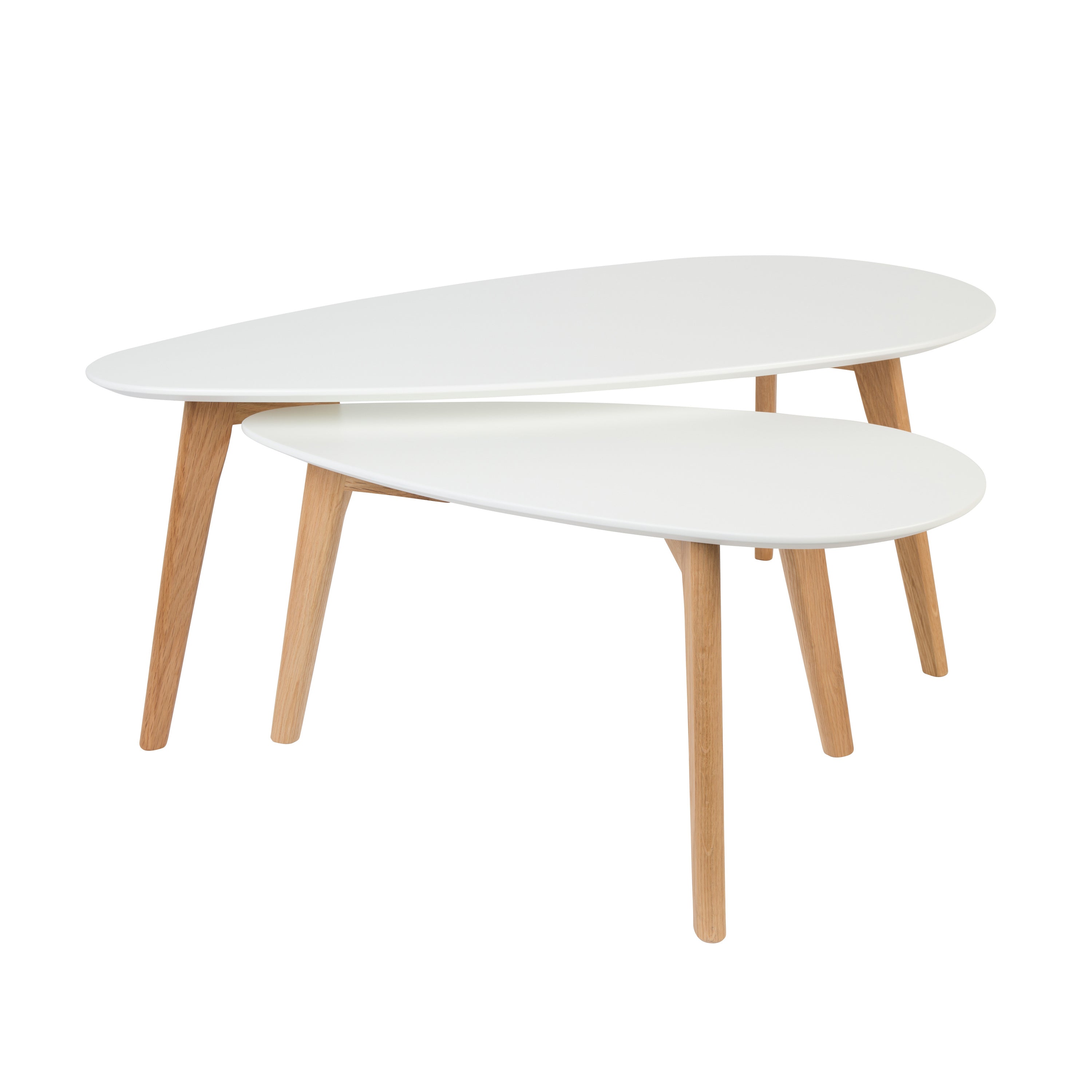 by fonQ basic Hanne Bijzettafel/Salontafel Set van 2