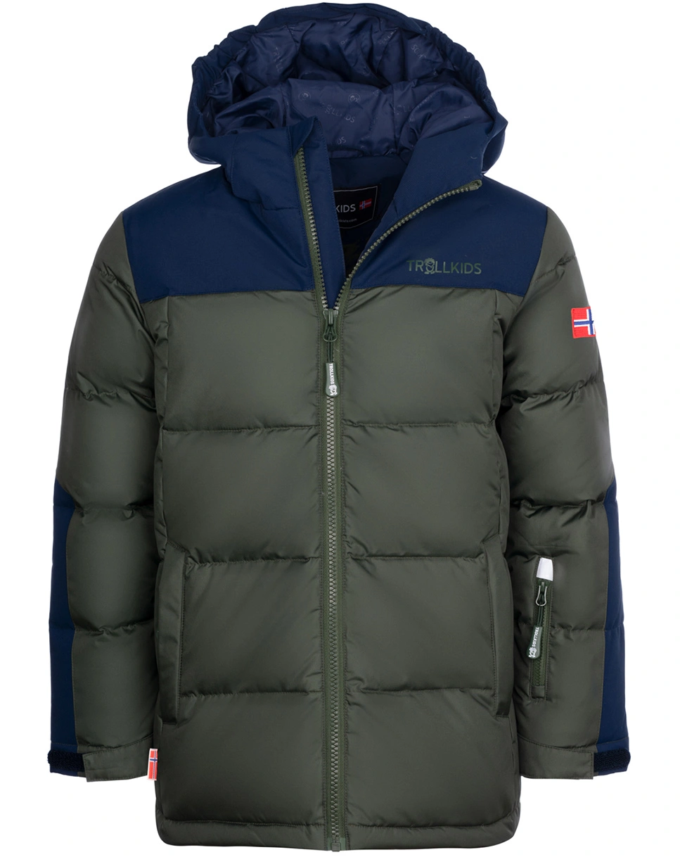 DaunenjaKids NARVIK in forest green/navy