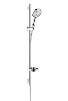 Hansgrohe Raindance Select S Unica'S Puro glijstangset m. Raindance Select S 120 3jet Air handdouche 90cm m. Isiflex`B doucheslang 160cm chroom