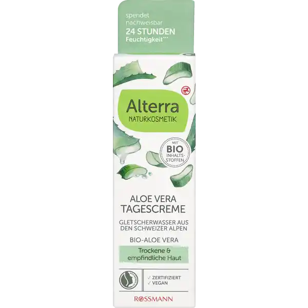 Tagescreme Bio-Aloe Vera & Gletscherwasser