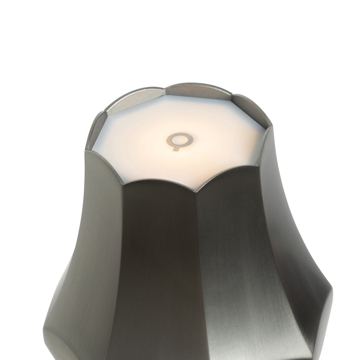 Set van 2 retro tafellampen gunmetal oplaadbaar IP44 - Granny