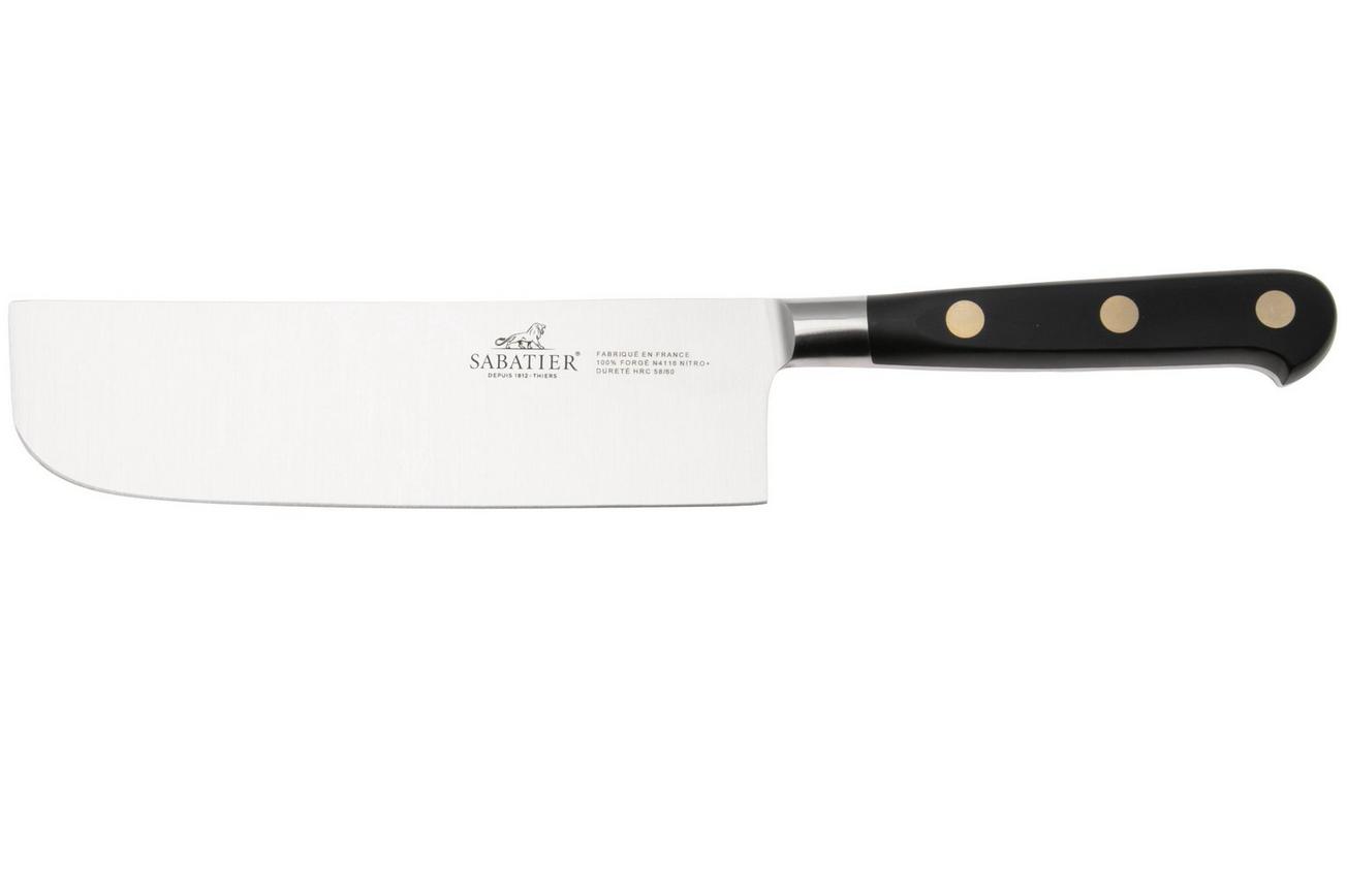 Lion Sabatier Idéal 714980 Brass Rivets, nakiri, 17 cm
