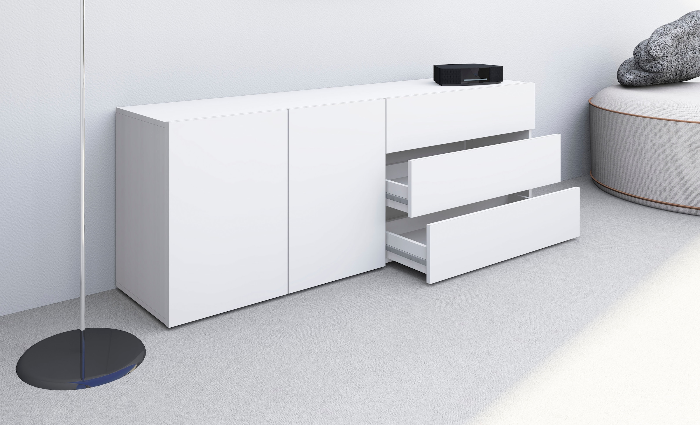 borchardt Möbel Sideboard »Sophia« Breite 152 cm,, stehend und hängend montierbar