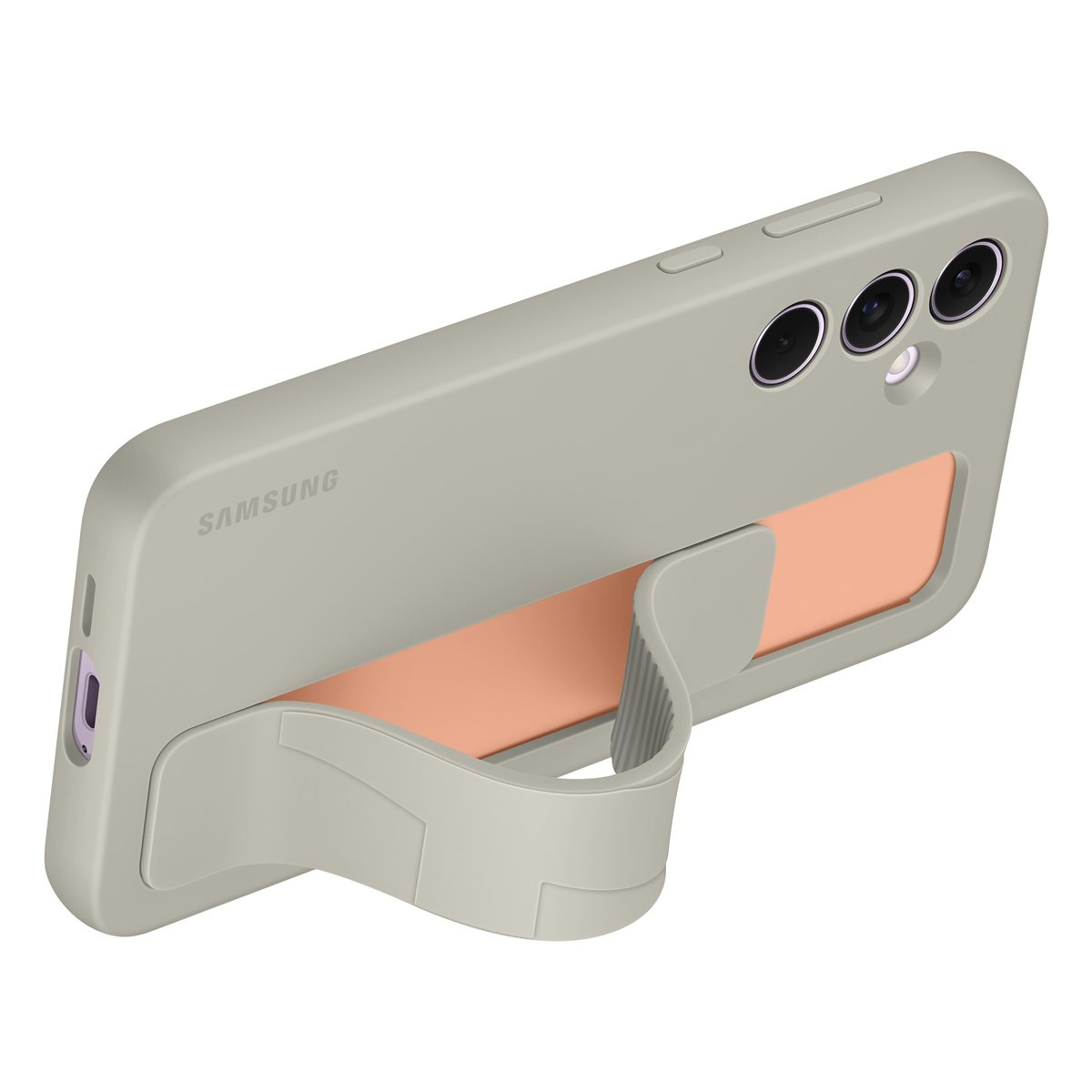 Galaxy A55 Silikon Grip Cover Hülle (EF-GA556TJEGWW) - Taupe (Beige)