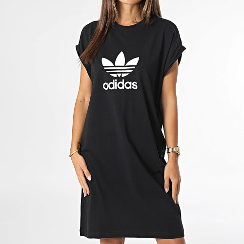 Robe Tee Shirt Femme New Trefoil IC5483 Noir