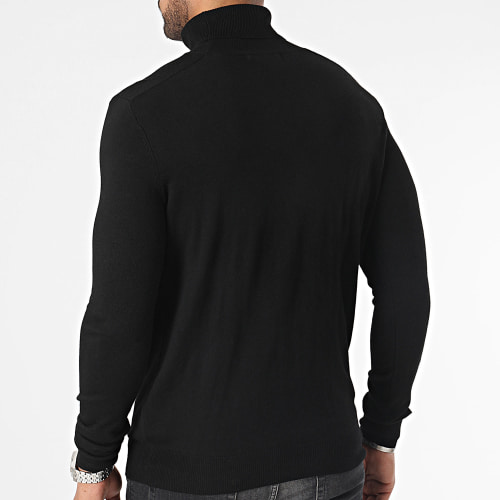 Pull Col Roulé M3BR10-Z3052 Noir