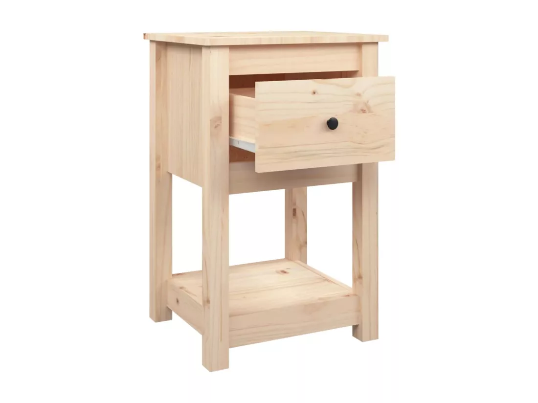 Table de chevet 40x35x61,5 cm Bois de pin massif
