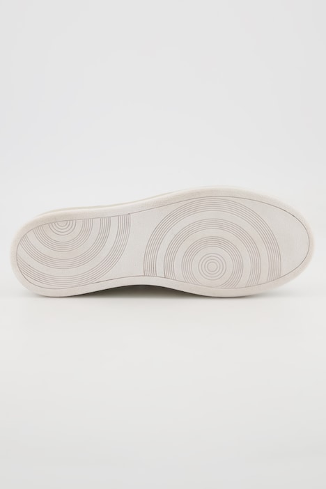 Leder-Sneaker, sportive Lochung, Weite H