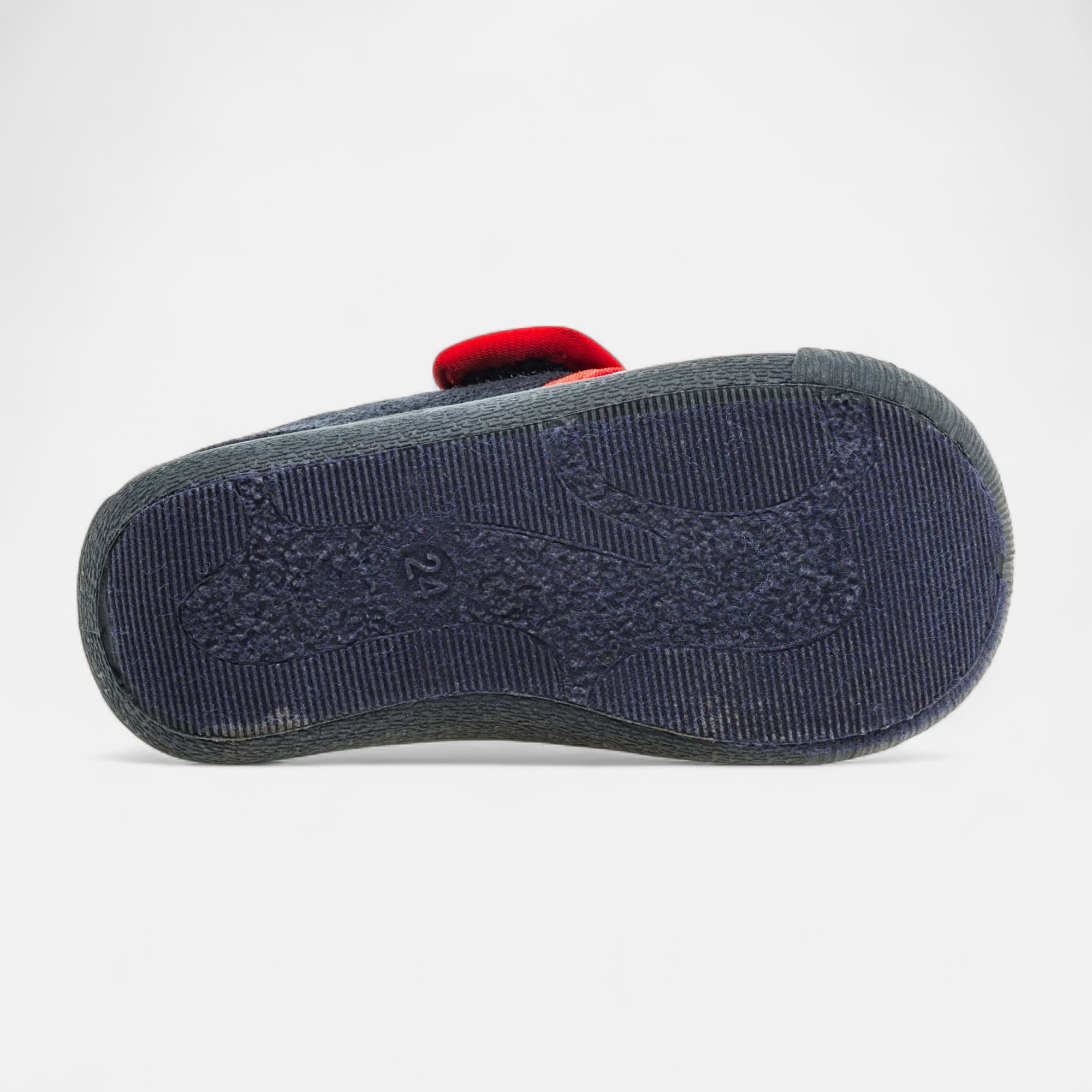 Pantoufles attaches velcros Garçon noir