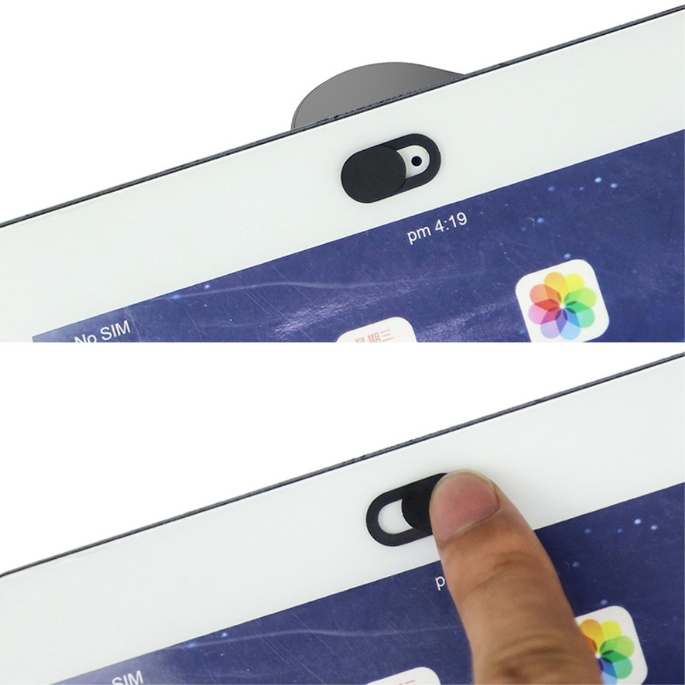 (10er Set) - Privatsphären Kamera Abdeckung Webcam Cover Schutz Sticker mit Slider - Galaxy