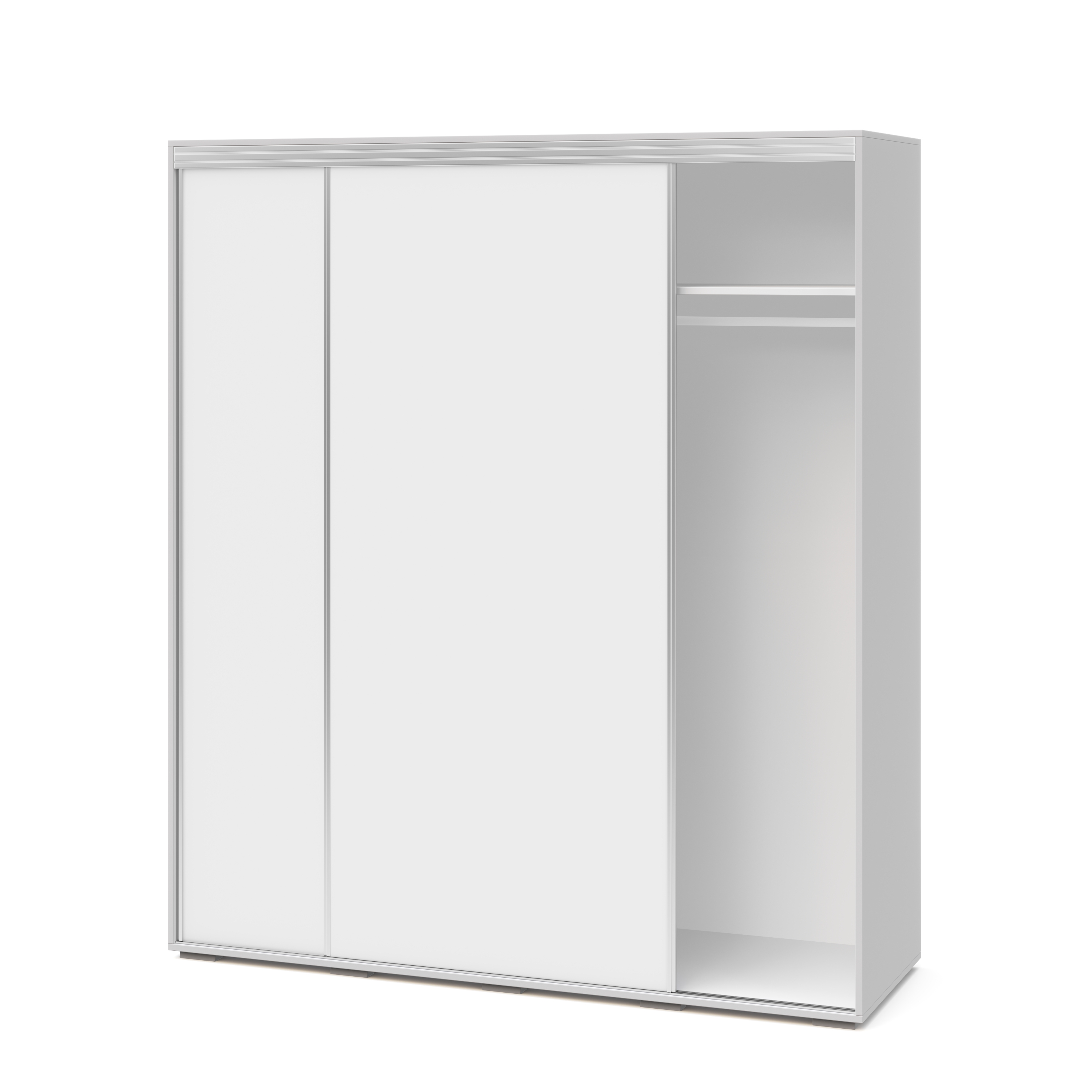 Kleiderschrank Schiebetüren RINA 200 cm weiss