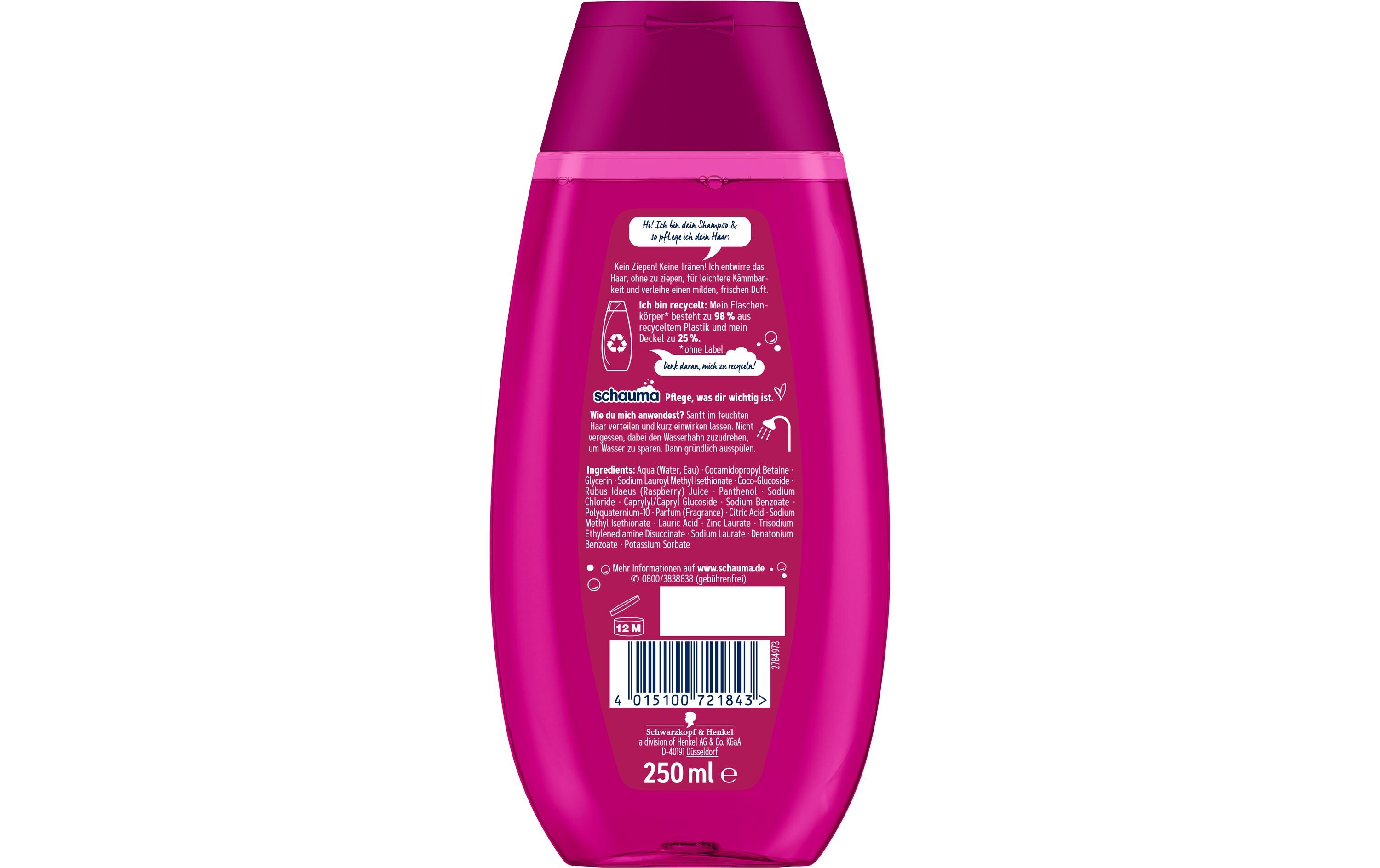 Shampoo Kids Girls 250 mlPflegendes Shampoo und Balsam