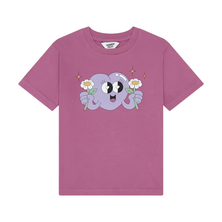 Hundred Pieces T-Shirt en Coton Bio | Violet