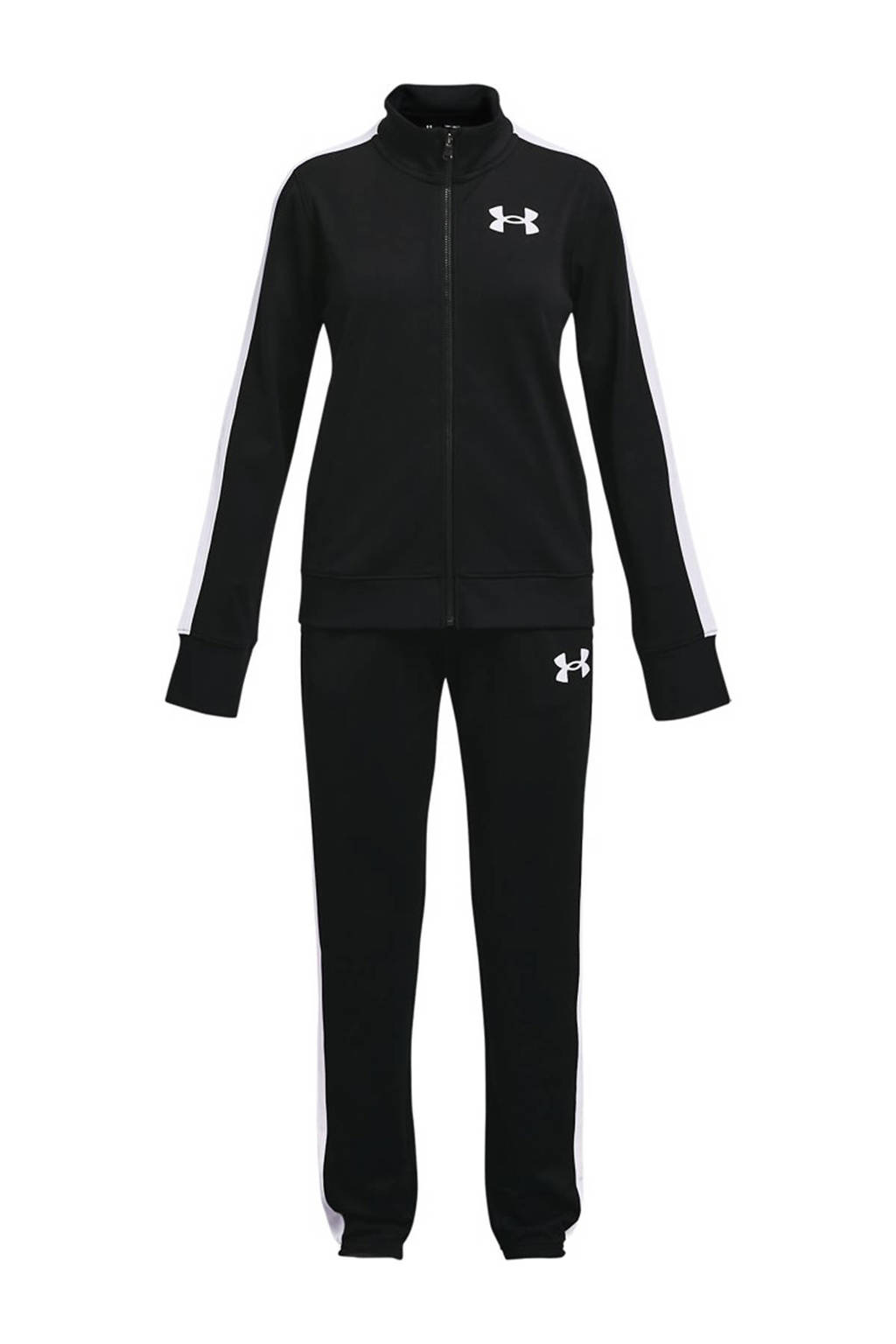 Under Armour trainingspak EM Knit zwart/wit