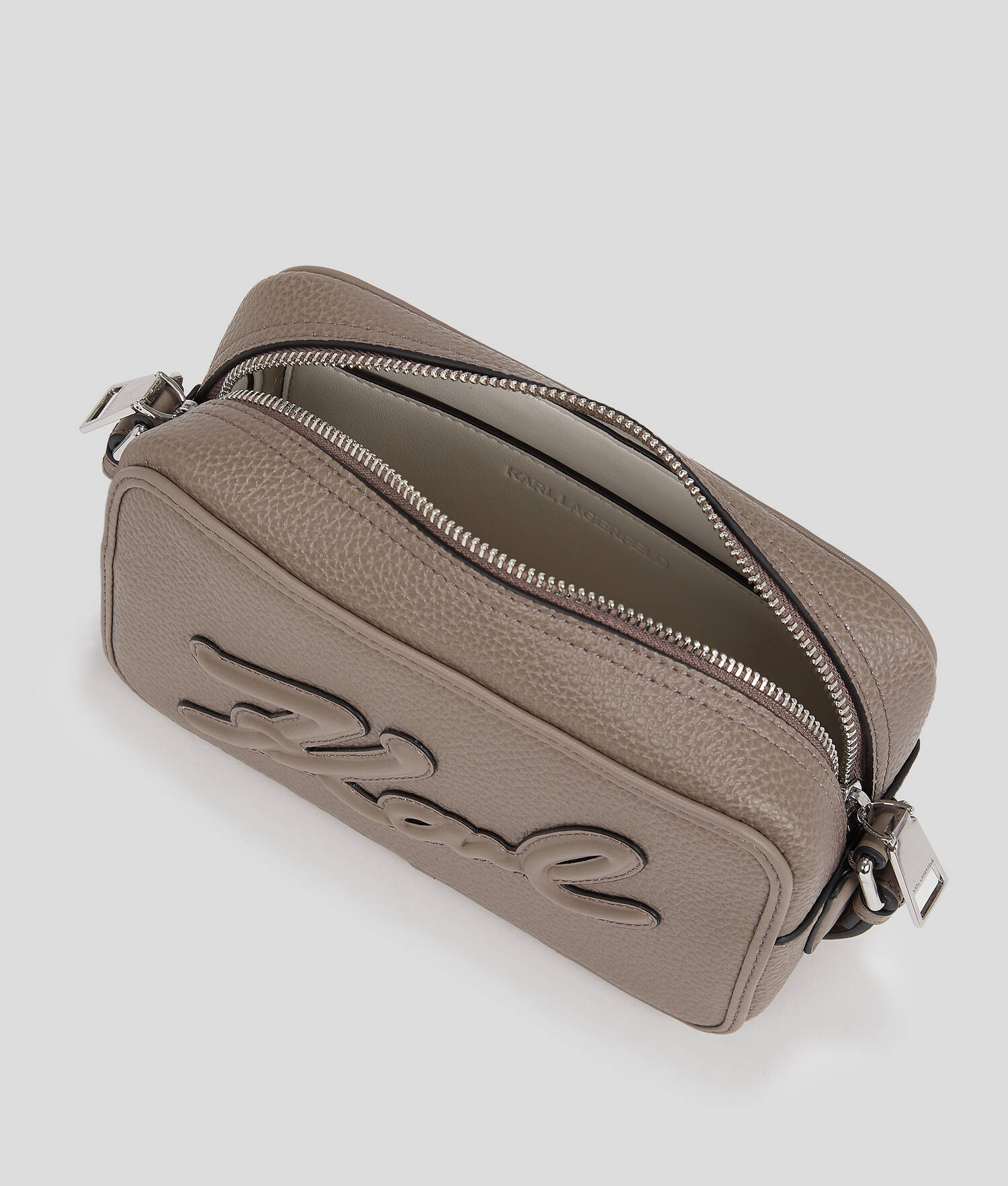 SAC CAMÉRA EN CUIR GRAINÉ K/SKUARE