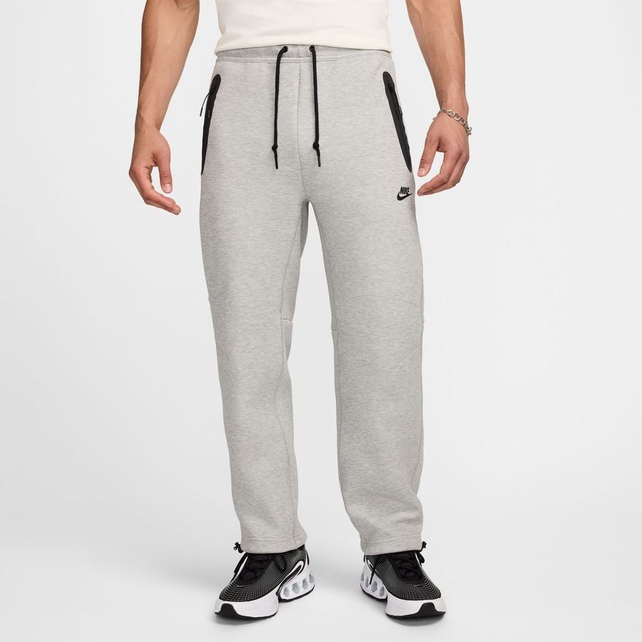 Nike Bas de Survêtement Tech Fleece 24 Open-Hem - Gris/Noir