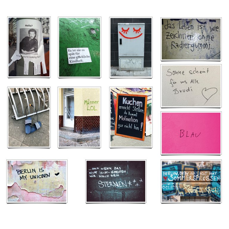 Notes of Berlin Postkarte