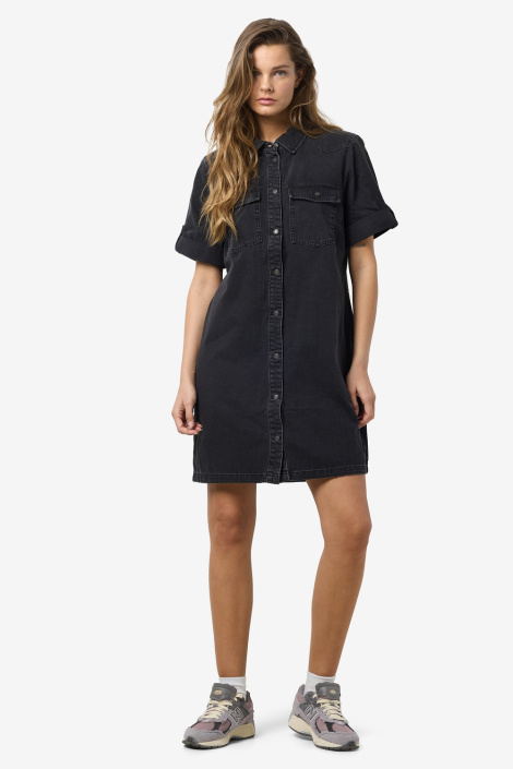 Noisy may zwarte dames jurk