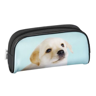 Trousse rectangulaire Zoo Face - 1 compartiment - 2 modèles disponibles - Viquel