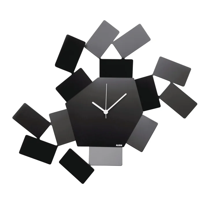 Alessi - La Stanza dello scirocco Wanduhr, Edelstahl glänzend